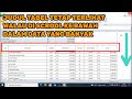 Cara agar judul tabel tetap terlihat walau di scrool kebawah dalam data yang banyak excel