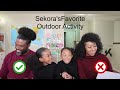 who knows us better mommy or daddy sekora u0026 sefari play challenge