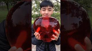 Red Heart ice jelly Candy ❤🍭 #shorts #tiktok