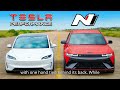 Tesla Model 3 Performance Races Hyundai Ioniq 5 N  Not What You'd Expect