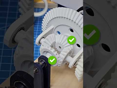 How to Build a Gear Set for Rear Differential 3D Printing