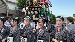 熊谷うちわ祭、令和5年7月21日、巡行祭1