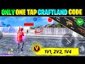 1V1, 2V2,1V4 Only Headshot Map Code || Craftland One Tap Map Code || Only One Tap Craftland Code