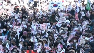 S.Korea: Supporters of impeached president rally near Gwanghwamun in Seoul | AFP