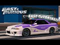 Fast And Furious Tokyo Drift Nissan R32 Design Tutorial | Car Parking Multiplayer