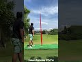 ワンオンチャレンジ☝️ショートコースですが！ golf ラウンド ゴルフ golfswing キャロウェイ