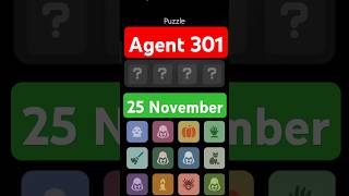 Agent Combo 25 November | Agent 301 Combo Card | Agent 301 Daily Combo Card | Agent 301 Combo Puzzle