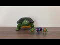 1994 Vintage TMNT Mini Mutants Leonardo Lair Playset