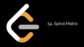 Spiral Matrix - Microsoft & Amazon Interview Question - LeetCode #54 - Java