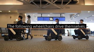 [Short Ver.] Test-Drive of Robotic Mobility at Narita Airport