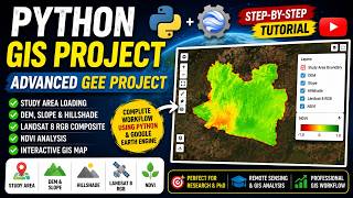 Create Interactive GIS Maps using Python and Google Earth Engine