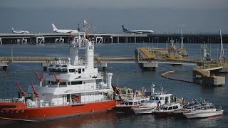 羽田空港で着陸失敗想定し救助訓練