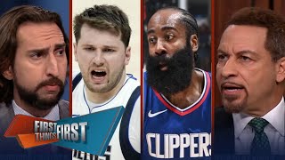 FIRST THINGS FIRST| Chris react to Clippers defeating Luka, Mavericks 109-97 in