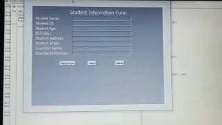 Database Project(Student Information Systems) Python-Tkinter-MySql