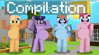 Pregnant My Little Pony Plays Minecraft Compilation 2