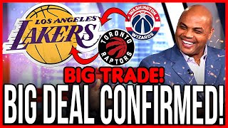 FINALLY CONFIRMED! LAKERS MAKING BIG TRADE WITH WIZARDS AND RAPTORS! TODAY'S LAKERS NEWS