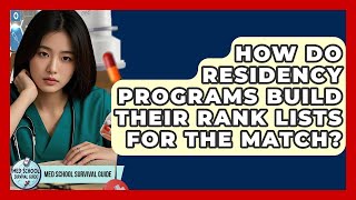 How Do Residency Programs Build Their Rank Lists For The Match? - Med School Survival Guide