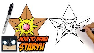 How to Draw Pokemon | Staryu | Easy Tutorial for Beginners