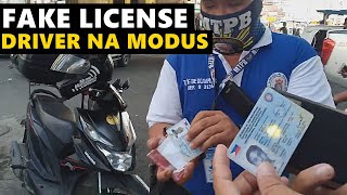 DRIVER NAHULI GUMAGAMIT NG PEKENG LISENSYA NA MODUS?