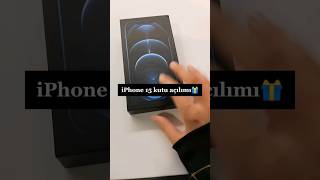 iPhone 15 kutu açılımı 🎁 (!)#youtube