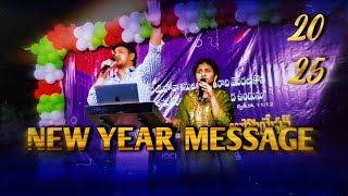 2025 NEW YEAR SERMON BY T. JOHN VICTOR AND T. JONINA || CHRISTIAN MESSAGE #newyear2025