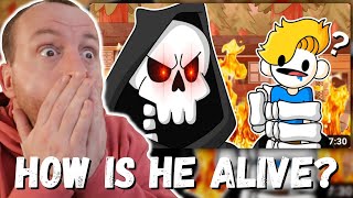 HOW IS HE ALIVE? Haminations I Almost Died (3 times) REACTION!