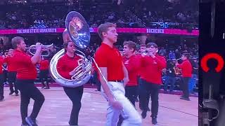 Joshua Ford with the Athletic Band at the Cleveland Cavaliers game 1-17-2024