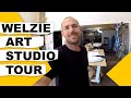 ART STUDIO TOUR - Welzie Shows How He Built Out His New Art Studio in South Maui