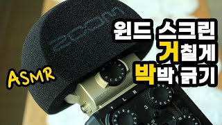 ASMR 🥨 윈드스크린 거칠게 벅벅 긁기 (요청영상) / 박박 긁는 ASMR / 윈드스크린 긁기 asmr / 윈드스크린 터칭 스크래칭 / 귀청소 ASMR / 귀파기 ASMR