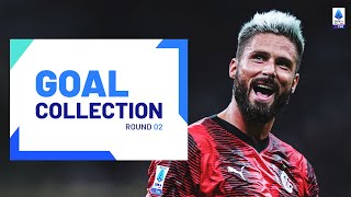 GOAL COLLECTION | Giroud shows nerves of steel | Round 2 | Serie A 2023/24