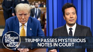 Trump Passes Mysterious Notes in Court, Marjorie Taylor Greene Forcing Speaker O