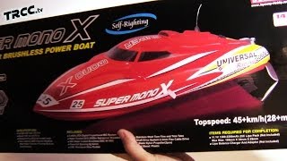 TRCC UNBOX - Joysway Super Mono X Brushless, Self righting, Rc Boat!