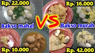 Bandingin bakso mahal vs murah di Semarang