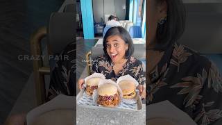 இப்படி குண்டு குண்டான Burgers சாப்பிட்டிருக்கீங்களா ?? 😍 | #shorts  Crazy Pair