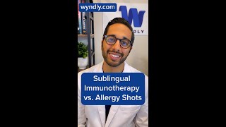 The difference between sublingual immunotherapy and allergy shots #shorts