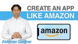 Shopping App Maker | How to create an ecommerce app like Amazon without any coding