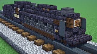 [Minecraft Tutorial] steam locomotive D51 / How To Build a steam locomotive D51 / How To Build