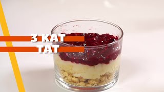 Kolay tatlı 3 kat 3 tat nasıl yapılır? Pratik 3 kat 3 tat tarifi | Lezizz