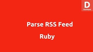 Parse RSS feed in Ruby