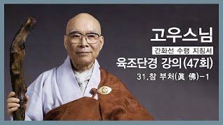 고우스님 - 육조단경 강의 (47회). 31,참 부처(眞 佛) - 1.