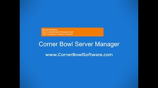 How to Notify Each Windows User Their Password is About to Expire