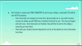 Class of 2024 Summer Checklist Preparing for Graduation