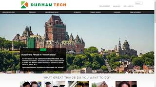 Registering for Classes Through Self-Service at Durham Tech