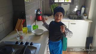 2 minutes Pancake Recipe - by Kids SuperHero Chef Iwan