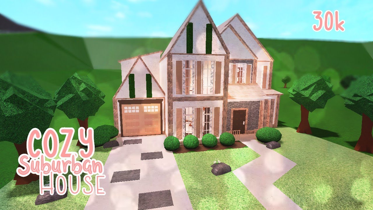 30k Cozy Suburban House/ROBLOX/BLOXBURG - YouTube