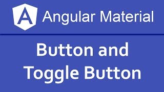 Angular Material Tutorial in Hindi #05 Button and Toggle Button