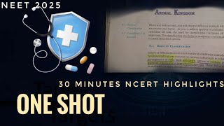 Animal Kingdom in One Shot | NEET 2025 | NCERT HIGHLIGHTS in 30 Minutes