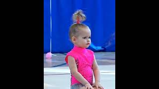 funny 😂🤣 cute little girl gymnastic #shorts #gymnastics #acrobatics #гимнастичес
