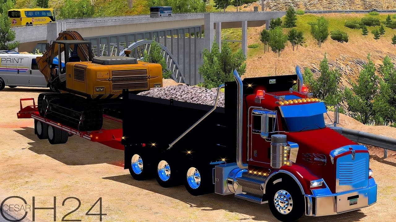 ATS Mods - Kenworth T800 Custom Dump Truck - American Truck Simulator ...