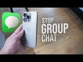 How Do You Stop a Group Text on iPhone (tutorial)